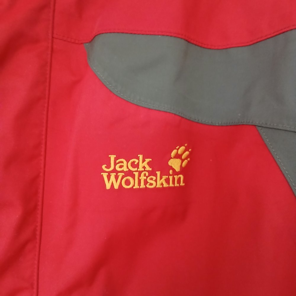 Rote Jack Wolfskin Jacke L