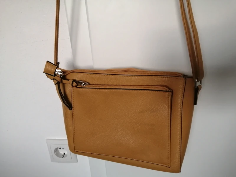 Senffarbene Umhängetasche