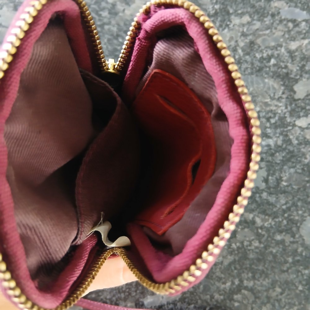 Handytasche bordeaux Leder