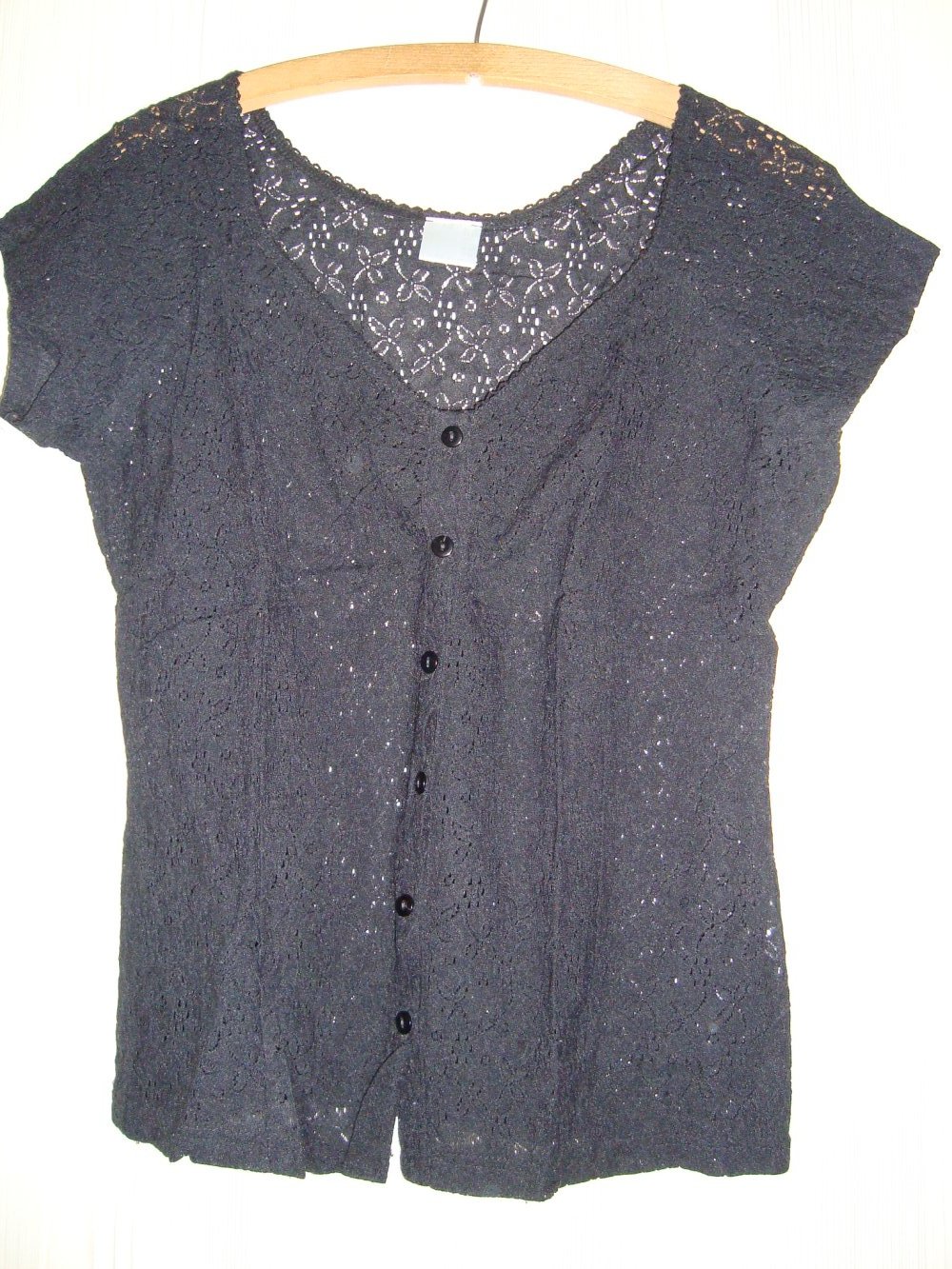 Bluse, Shirt, Netz,Größe 36/38, schwarz