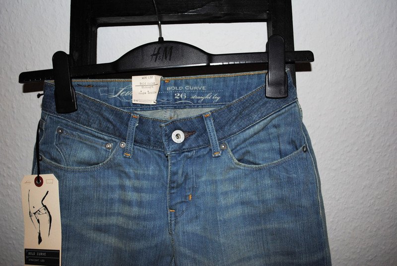 NEU Levi´s Jeans W26 L32 (ca. XS) blau Bold curve Straight Leg Skinny