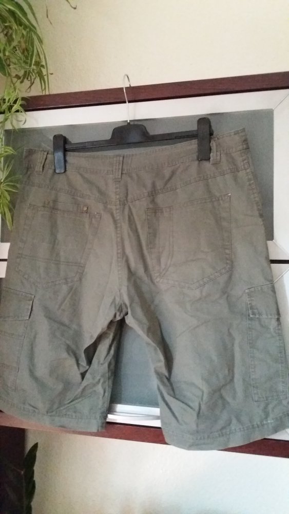 Foglie Rosse khaki Herrenshorts  Gr.48-50