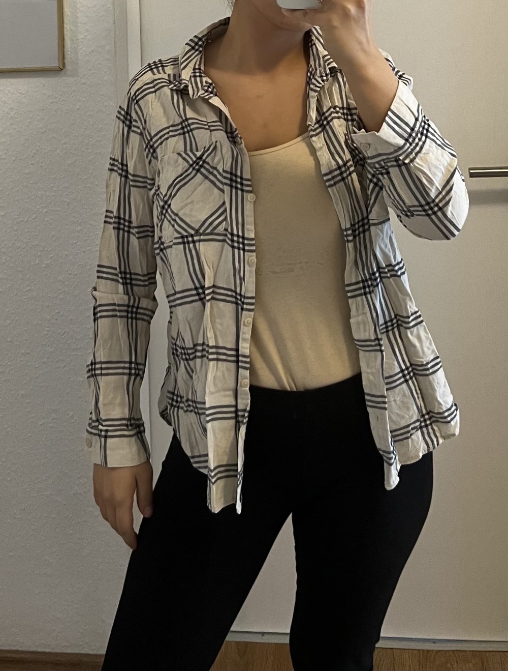 karierte Bluse