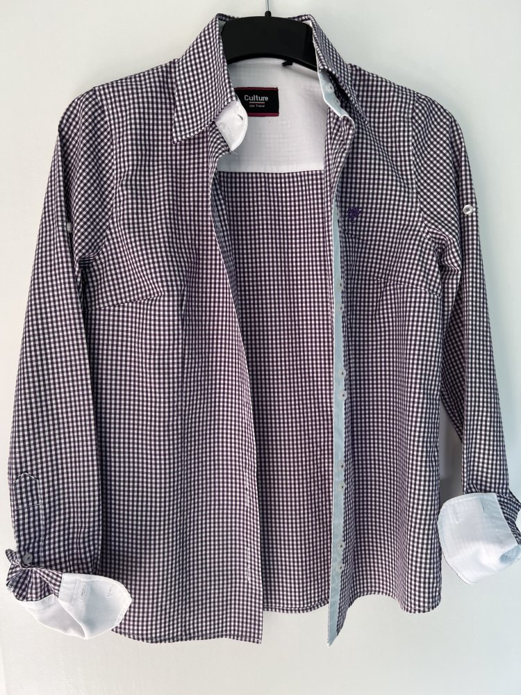 Elegante Bluse Culture Größe 36 S neuwertig 100%Baumwolle