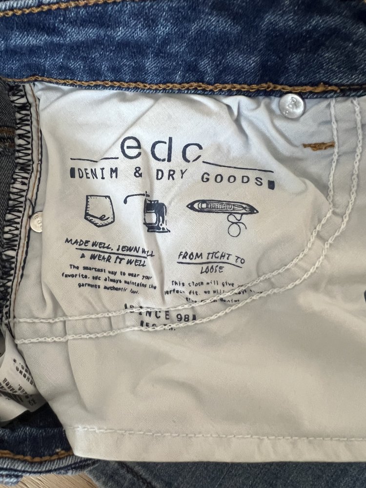 Jeans Mac 3/4 Hose -Jeans EDC 3/4 Hose Größe 36 S