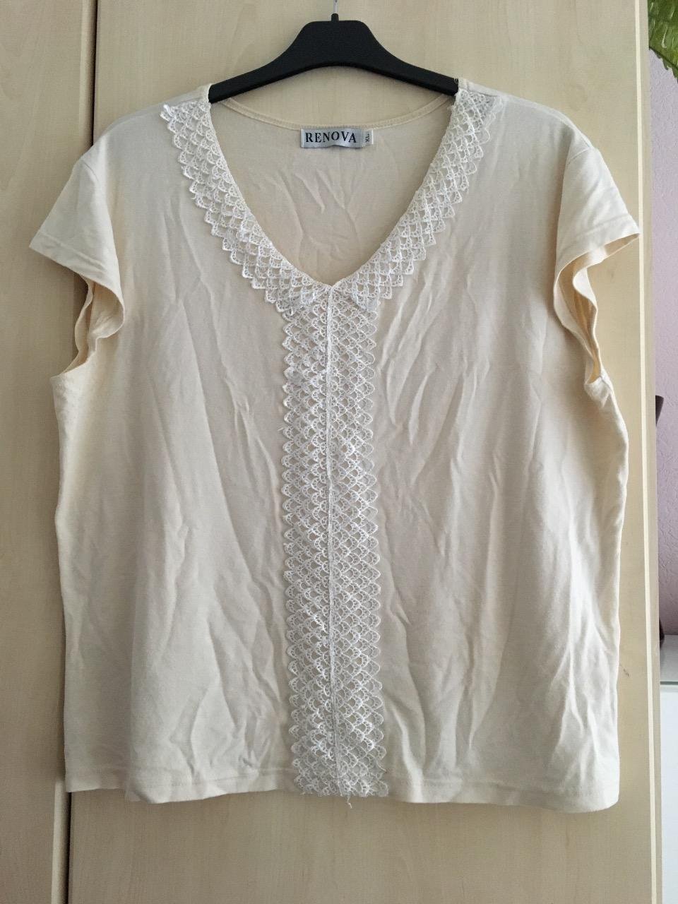 Damen Shirt kurzärmlig Gr. XL dehnbar