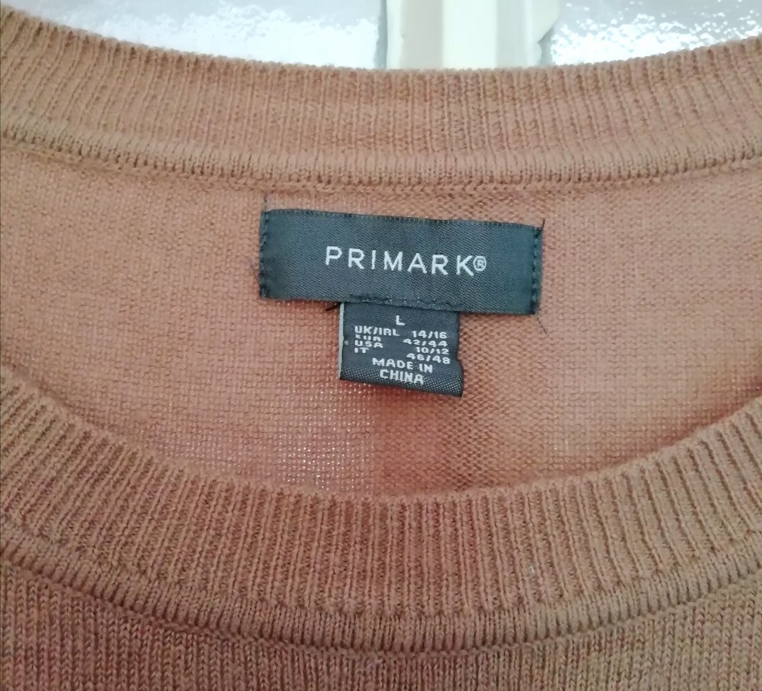 Chicer Pulli Braun Beige Gold Applikationen