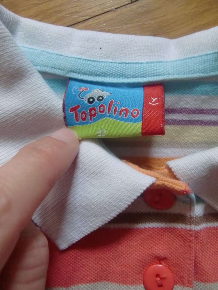 Set Kleid und Hose topolino bunt gestreift 92 Polo maritim