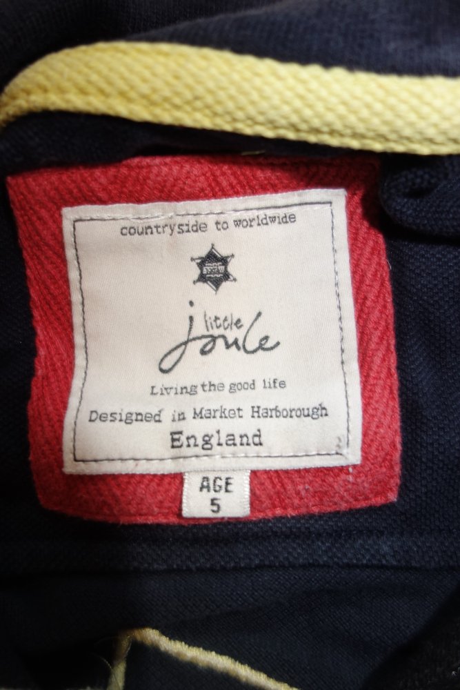 Poloshirt dunkelblau little joule 5 Jahre 100% Baumwolle