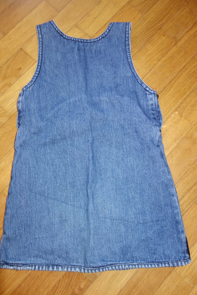 Jeanskleid orchestra blau schmetterling 4 Jahre 100% Baumwolle