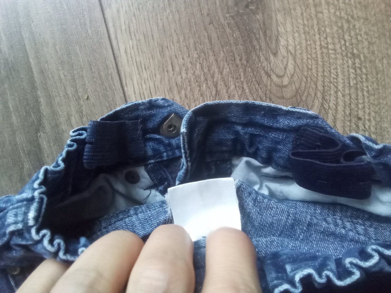 Jeans 86 impidimpi blau 100% Baumwolle schiebeknopf