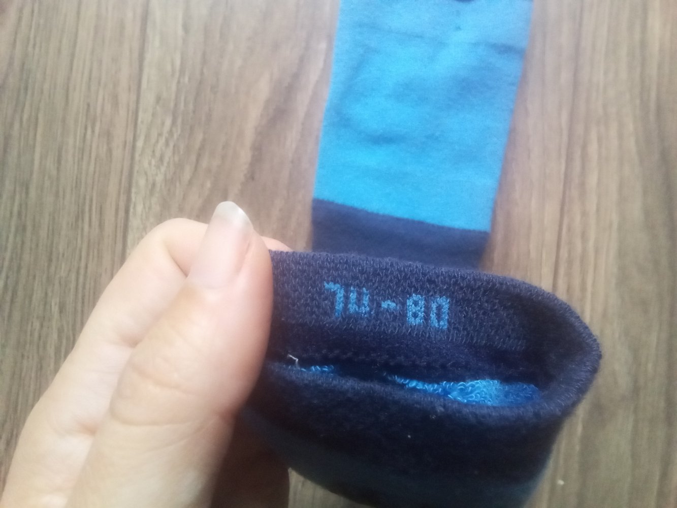 Knieschoner blau Bagger 74/80 Baby knee Pads krabbeln