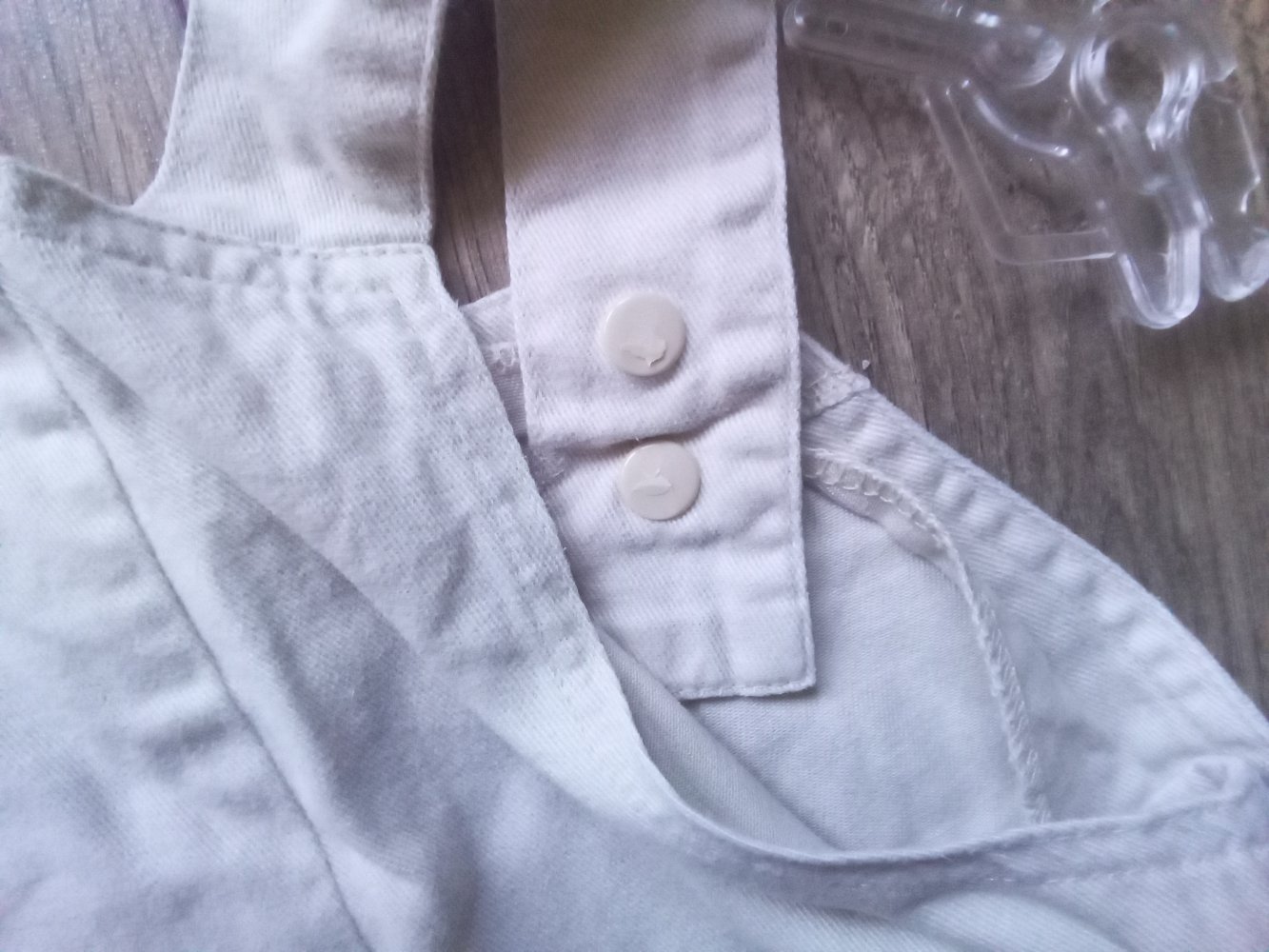 kurze Latzhose beige 9 Monate uni unisex 100% Baumwolle