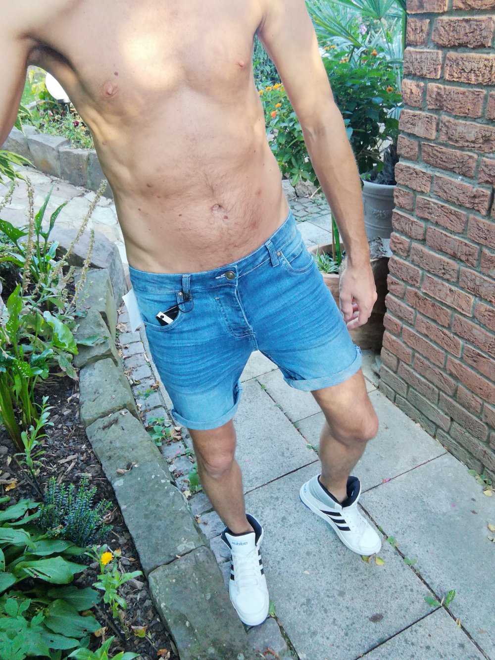 Herren Jeans Short Hose Stretch Skinny Brave Soul Denim Studio Gr. S Gr. 30 Neu mit Etikett