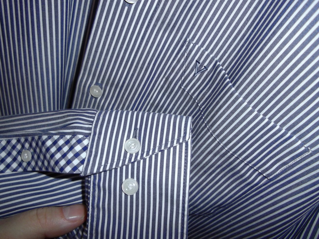 Marvelis by Olymp Slim Fit Streifen Hemd in Gr.L 42cm Kragenweite