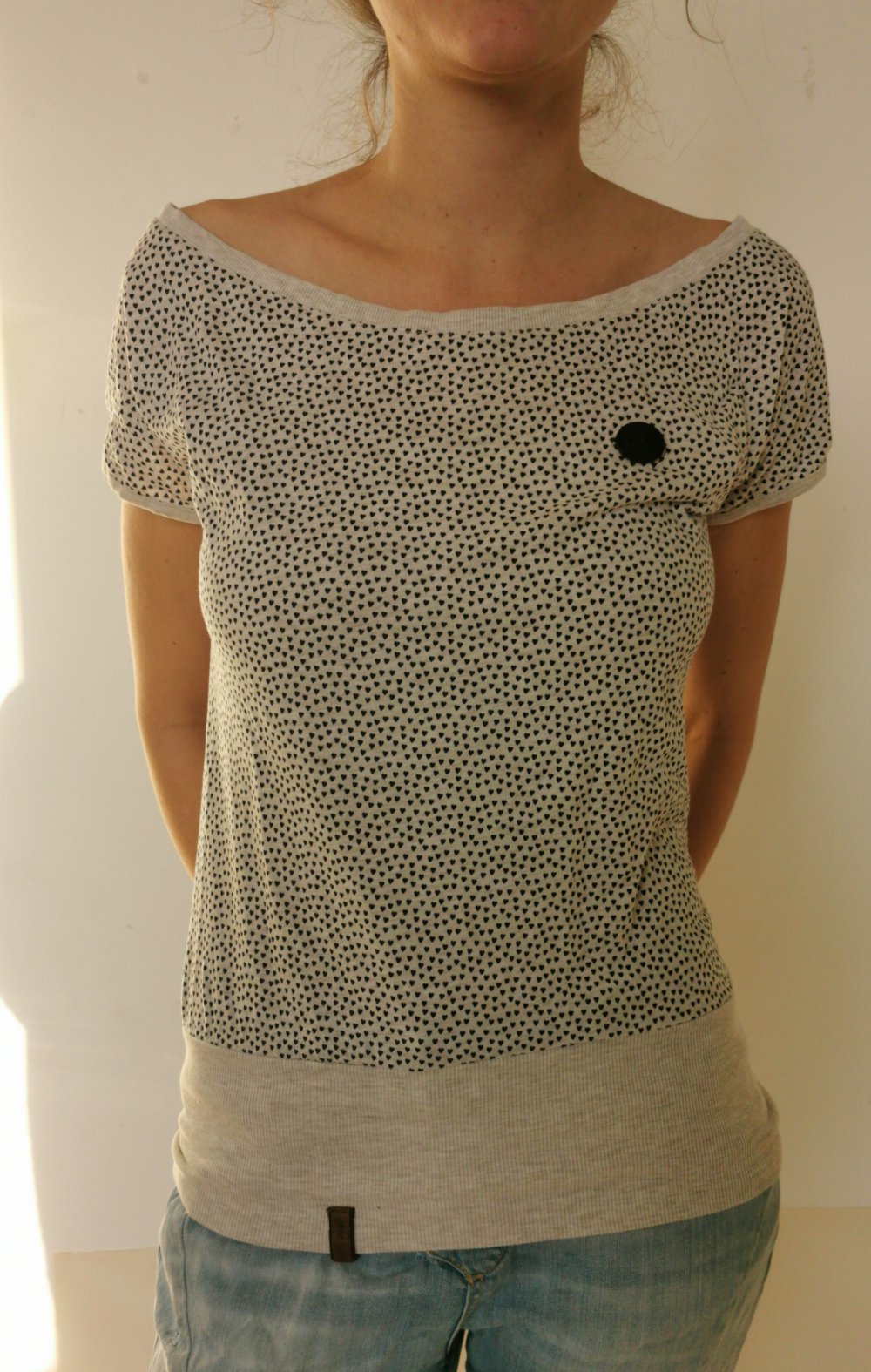 Shirt mit Herzen