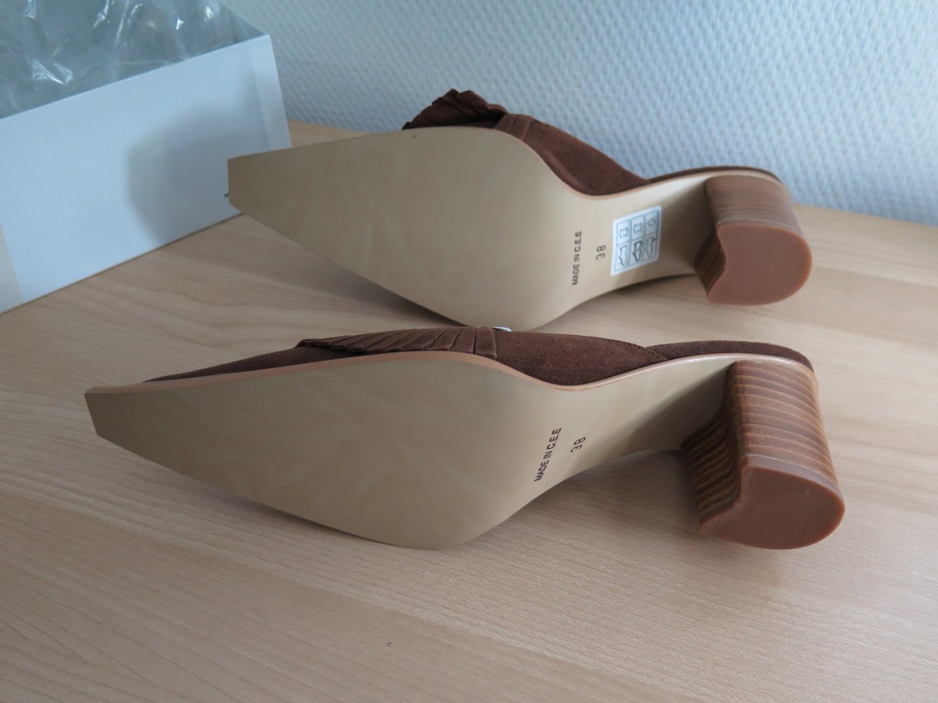 Sabot Ashely Brooke neu braun Gr. 38