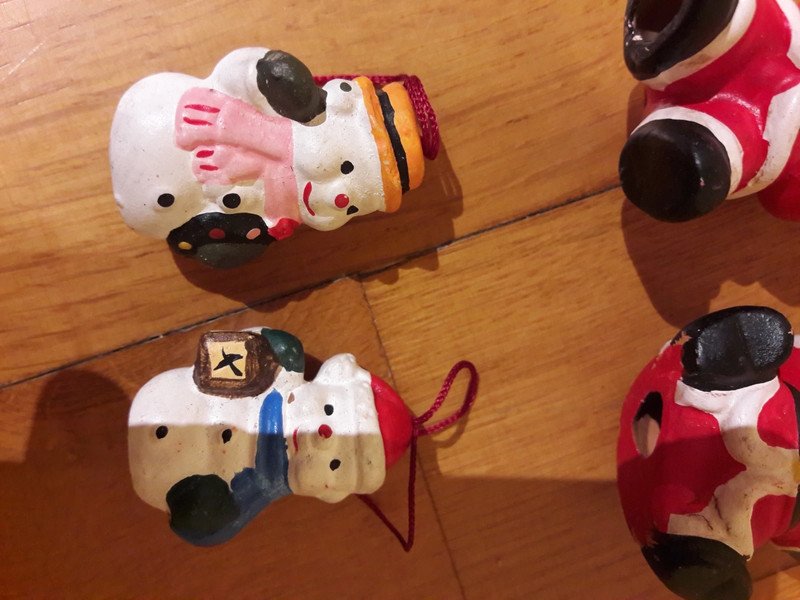 5er Set Anhänger Weihnachten