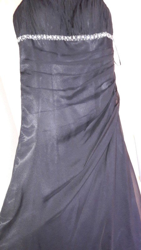 Chiffon Abendkleid in schwarz von Miranda Modelle Hochzeit