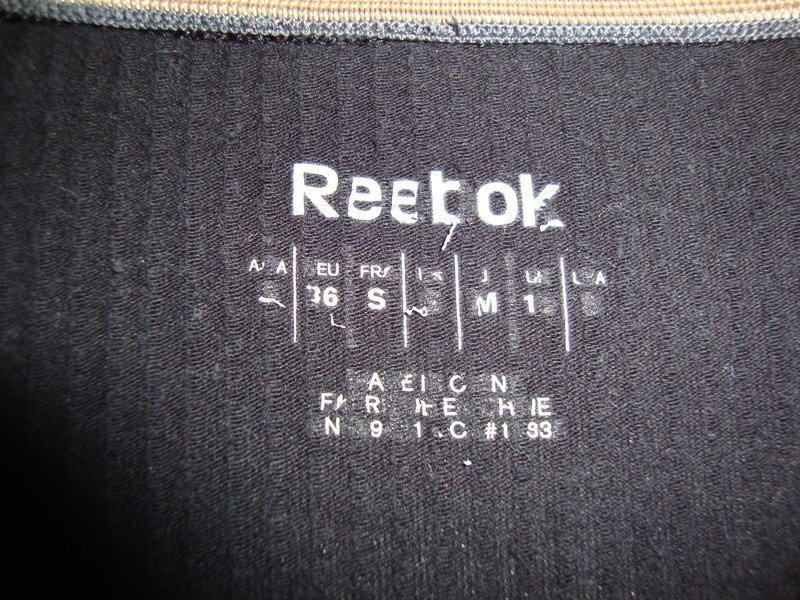 Schwarzes T-Shirt von Reebok