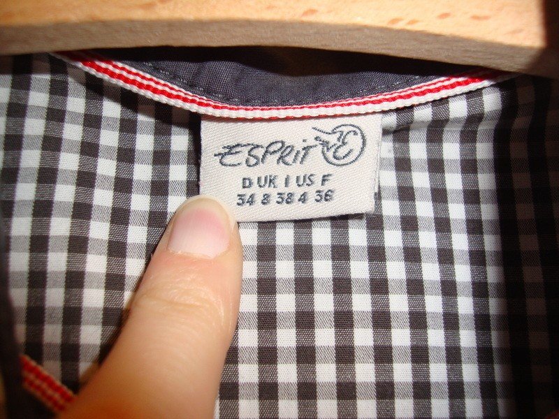 Western Bluse Karriert von Esprit