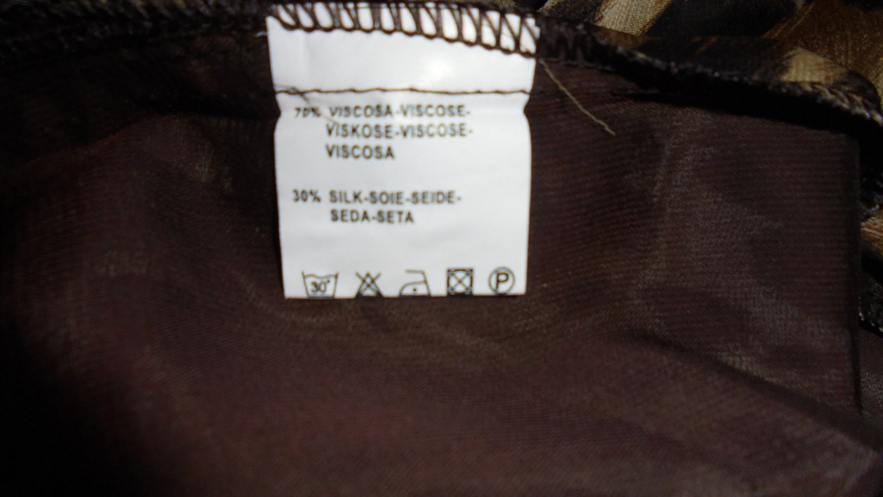 Tunika, Leo-Look, Kelly, Gr. M/L, mit Seide