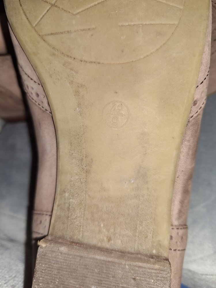Damen Halbschuhe im Budapester-Stil Gr. 42 Braun