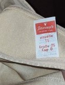 Triumph Mieder Body Korselett Beige visuette TS Gr. 75 D Vintege