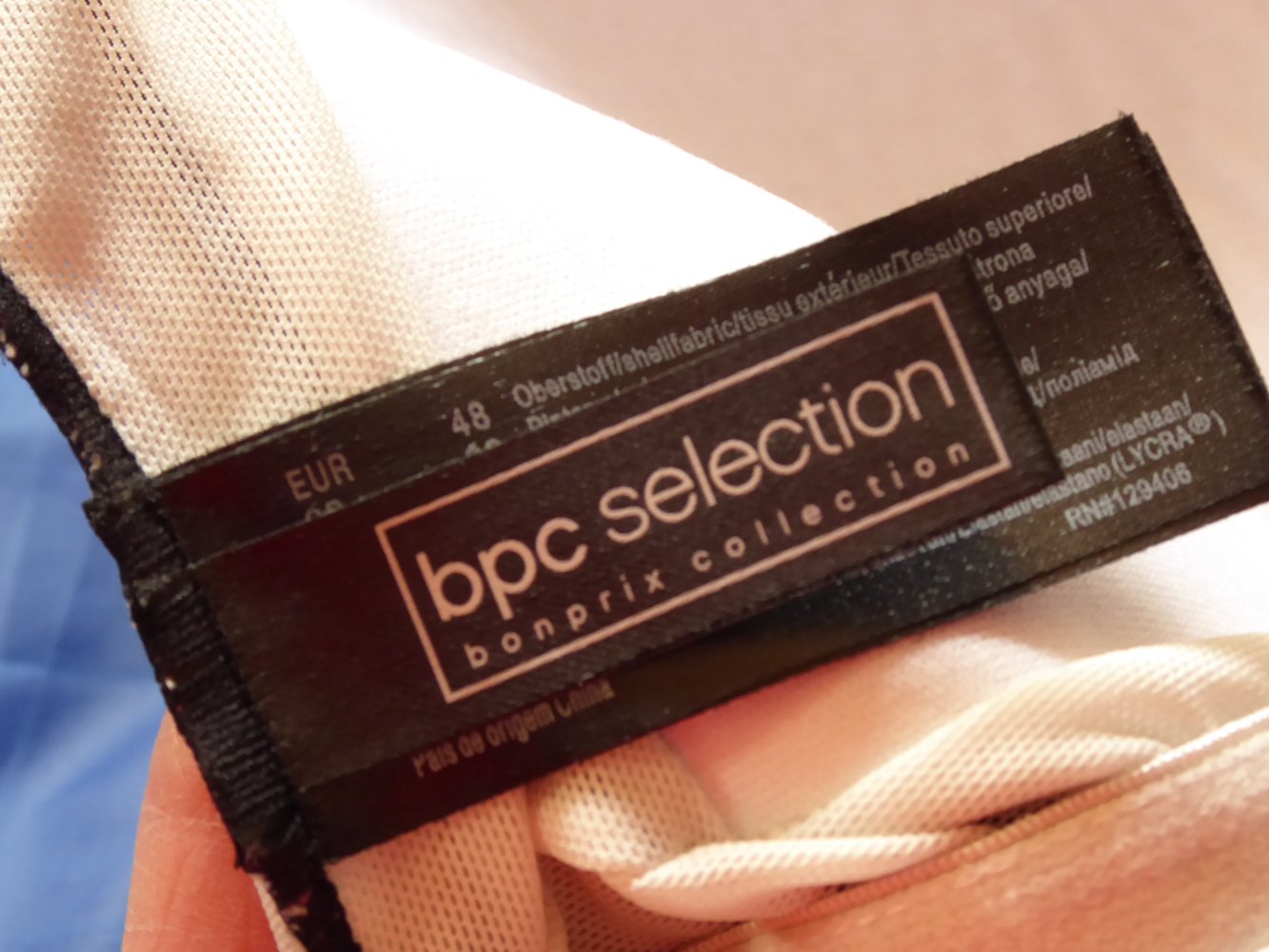 Damen Badeanzug Gr. 48 Schwarz Weiß bpc selection  wenig getragen