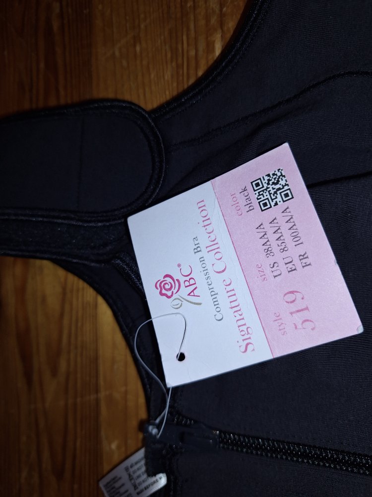  ABC Breast Care Kompressionsbandage Vorderverschluss BH Gr. 85 AA/A NEU