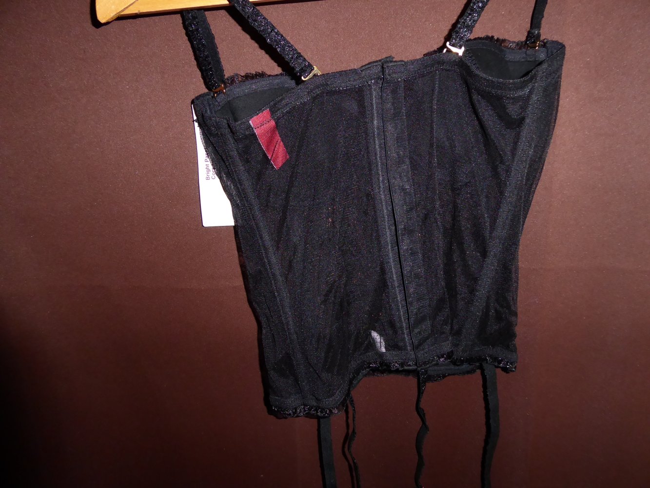 Triumph Amourtte Bright Passion korsage Schwarz Gr. 75B neu