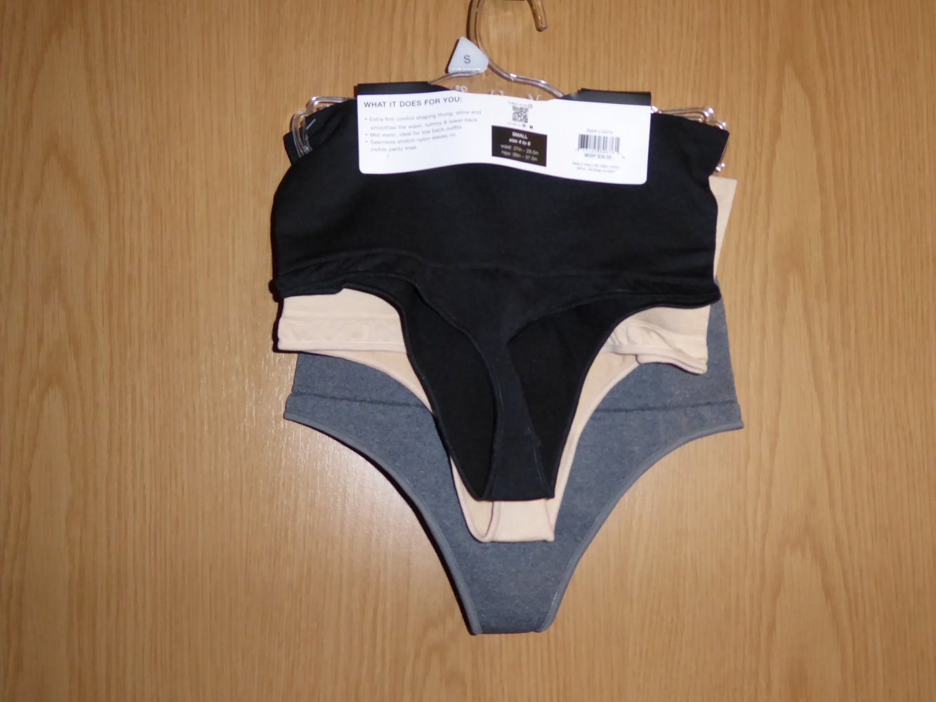 Shapwear High Waisted String Gr. S 3 Stück NEU