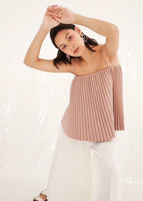 Roses Plissee Tanktop