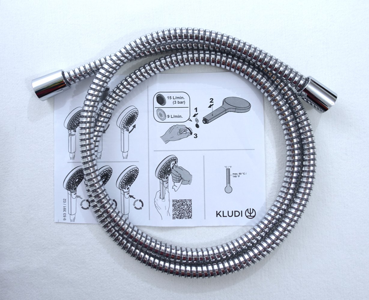 Kludi flexibler Duschschlauch | Brauseschlauch, 1,60m ✮NEU✮