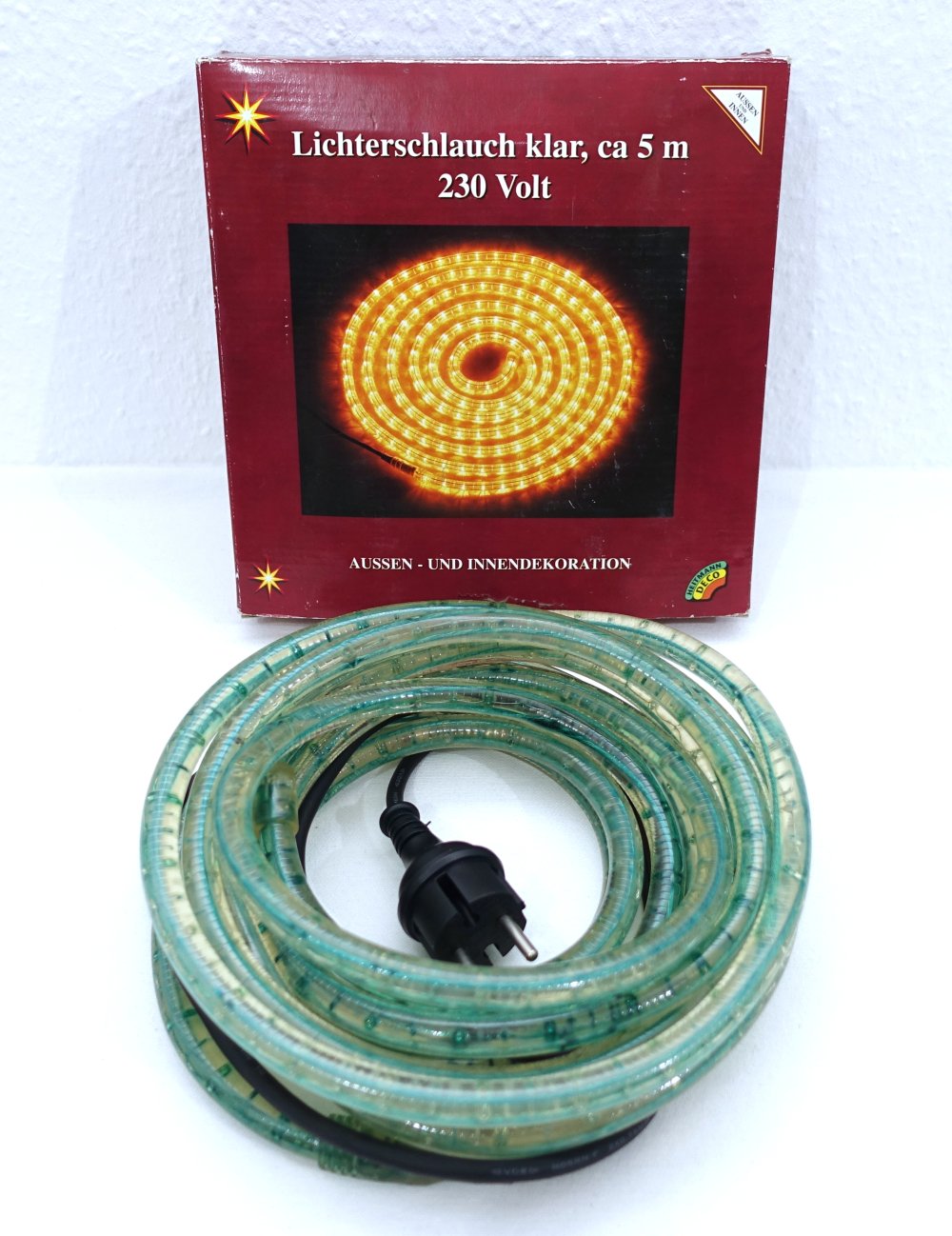 Lichterschlauch | Lichtschlauch, innen + außen, 5m, warmweiß