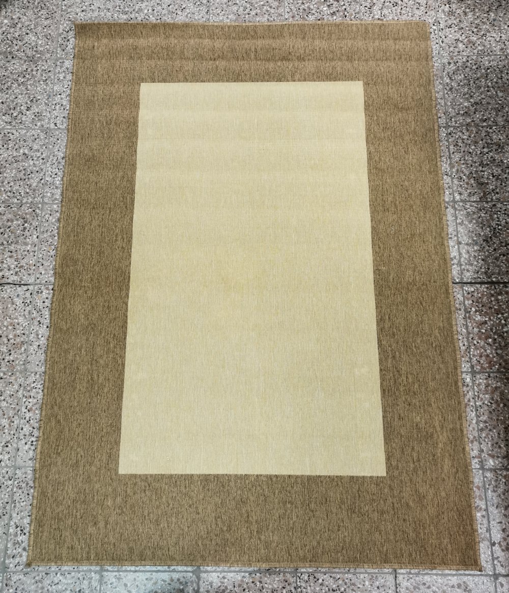 Teppich | Läufer, 1,41 x 1,97m, braun, beige