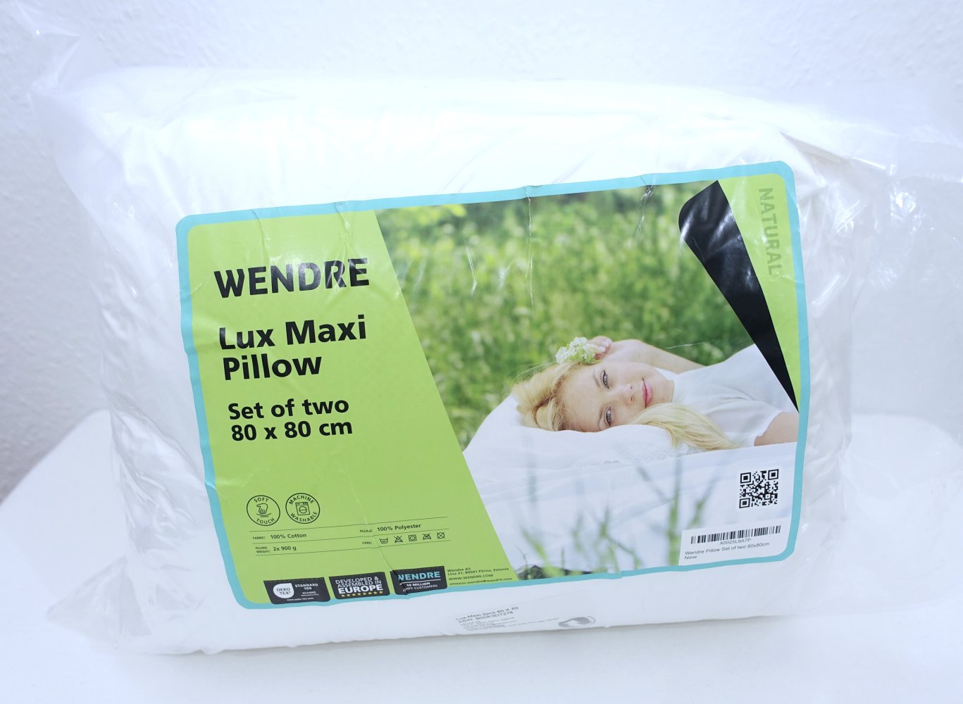 2 Wendre Kissen | Kopfkissen 80x80cm, hypoallergen, 900g ✮NEU✮