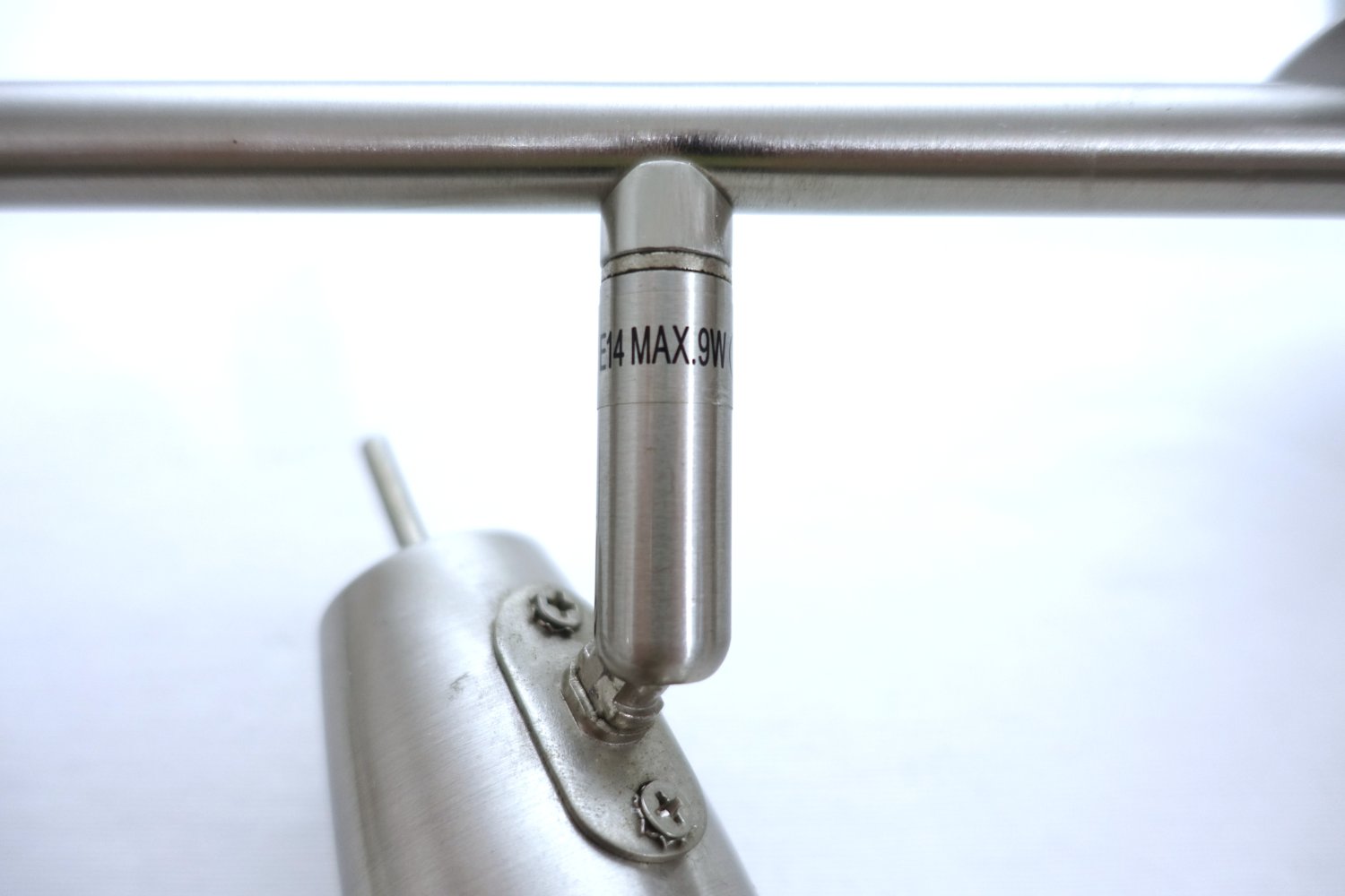 Deckenlampe | Deckenstrahler, 4-flammig, Glas, silber, weiß