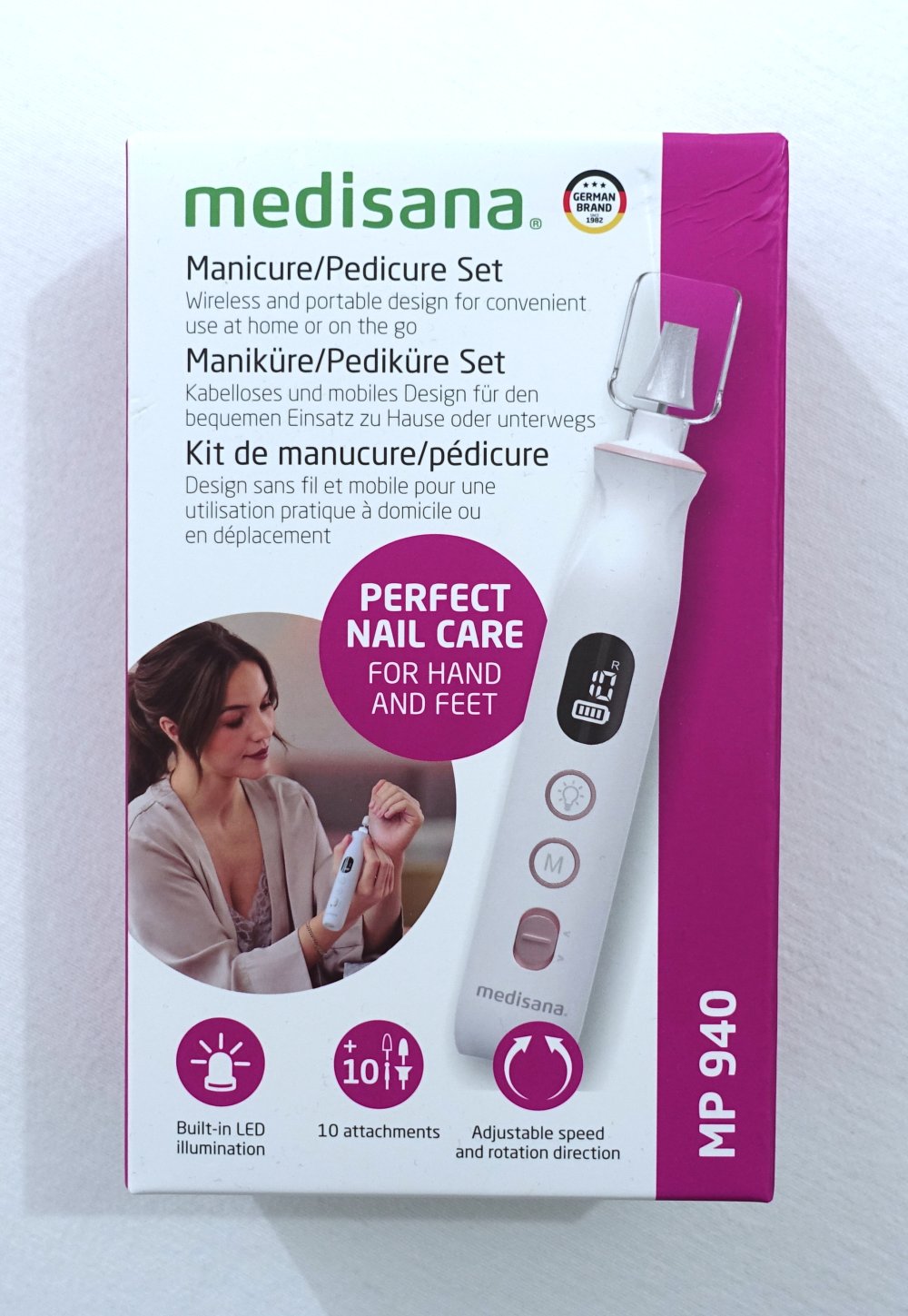 medisana MP 940 elektrisches Maniküre & Pediküre Set ✮NEU✮