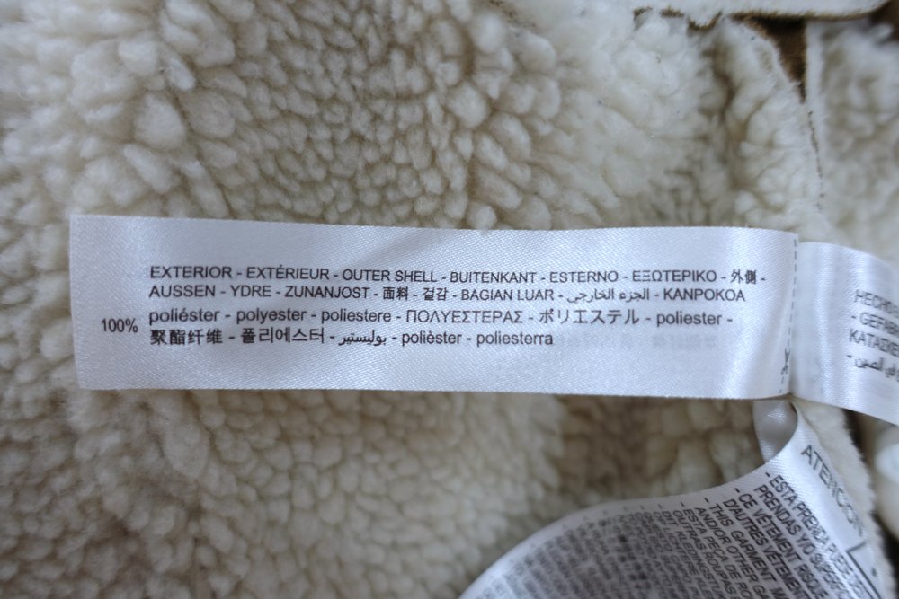 Zara Bomberjacke, Wildlederoptik, braun, 36/38