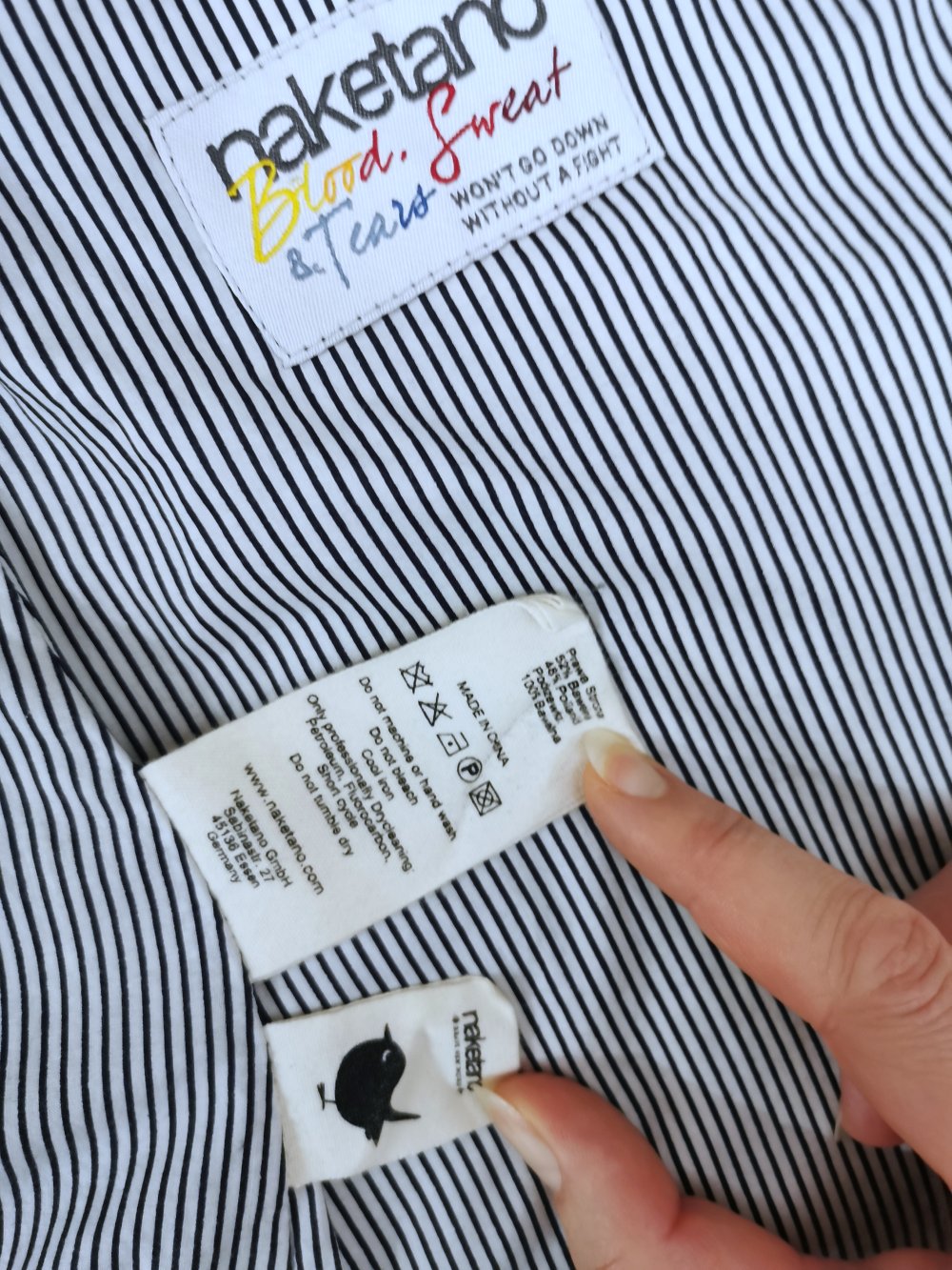 Naketano Jacke | Parka, Lecker Mädsche, Schnizzel Dizzel, Gr. M