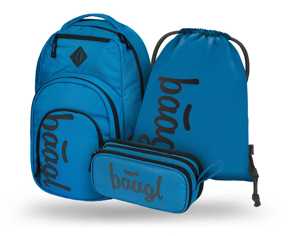 Baagl Coolmate Rucksack Schulranzen, Federmappe, Turnbeutel ✮NEU✮