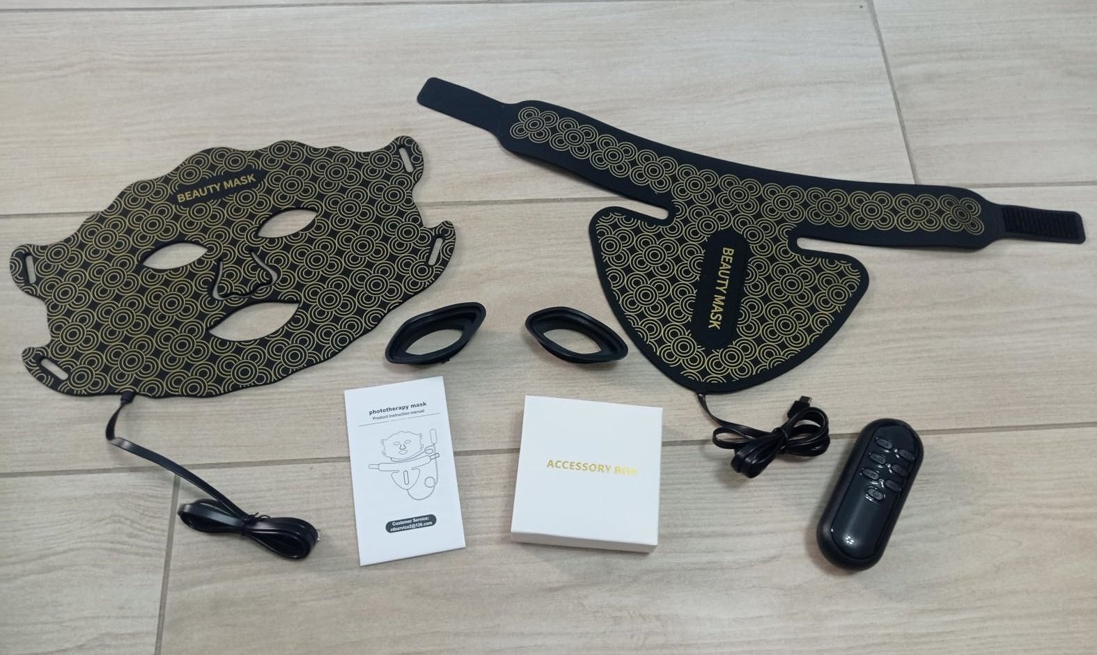 LED Rotlicht, Blaulicht Maske für Gesicht und Dekolleté ✮NEU✮