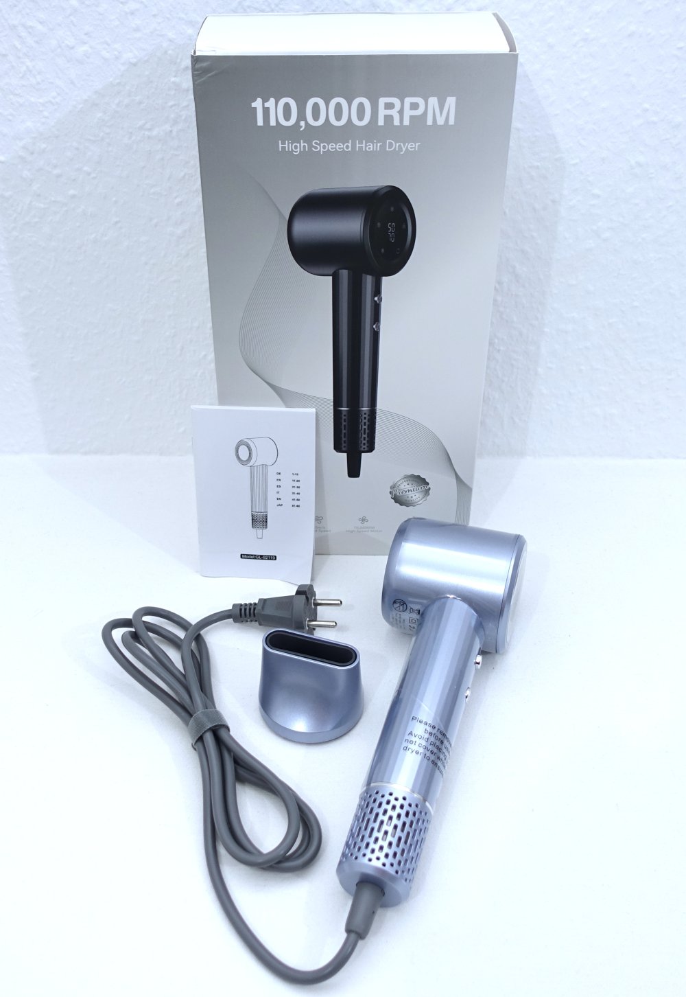 Haartrockner | Föhn mit negativer Ionen-Technologie, 1600W ✮NEU✮