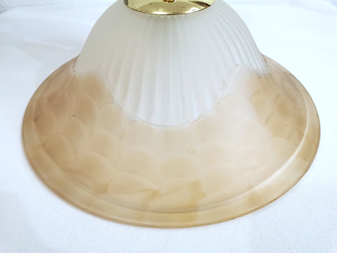 Lampenschirm | Deckenlampe | Hängelampe, Glas, Holz, verstellbar