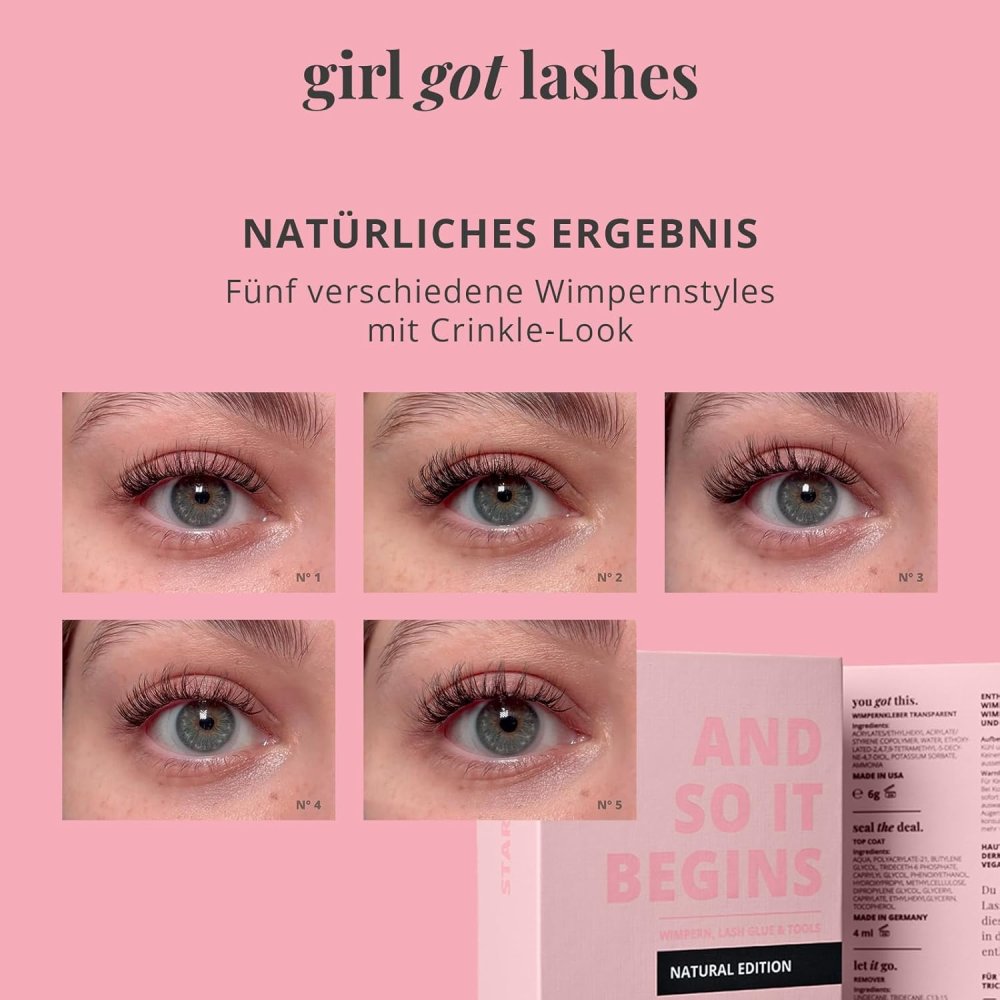 Girl Got Lashes And So It Begins Wimpern, Natural Edition ✮NEU✮