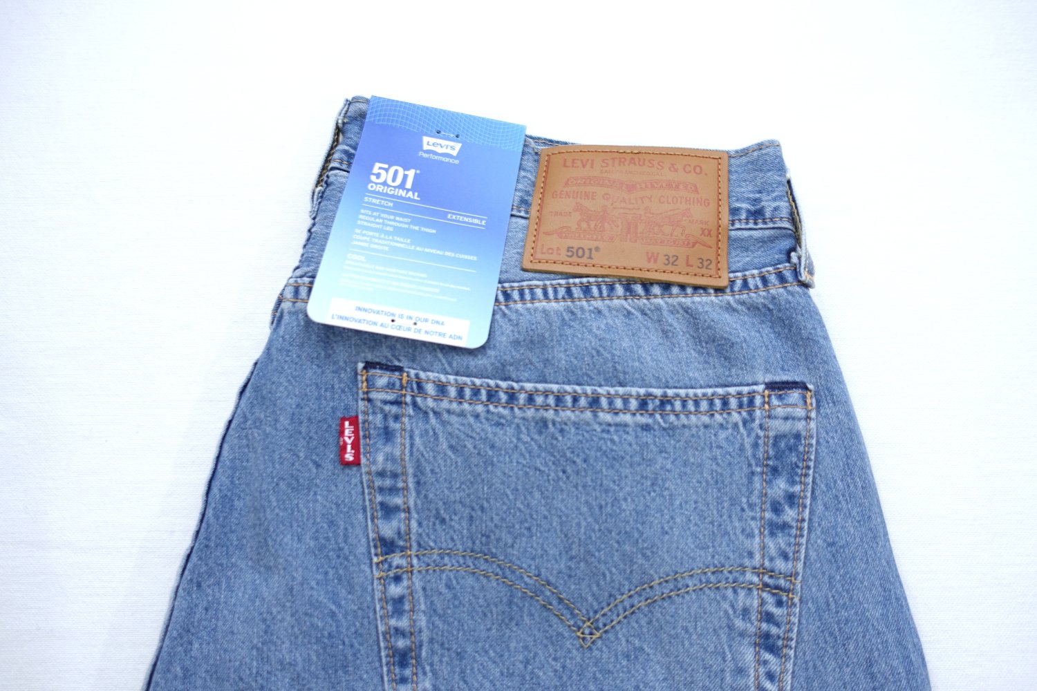 Levi's Original Fit Jeans 501, Smooth Cruise Cool, 32W/32L ✮NEU✮