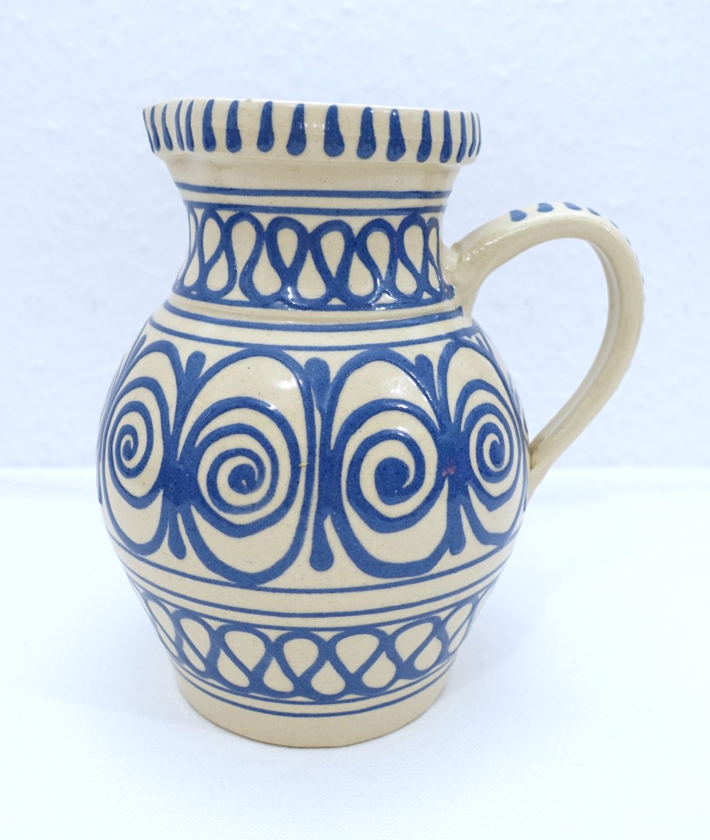Wasserkrug | Kanne | Vase, Keramik, handgefertigt, retro, DDR