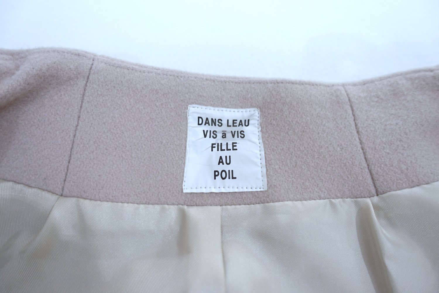 Dans Leau Vis a Vis Fille Au Poil Kurzmantel, Wolle, 36/38