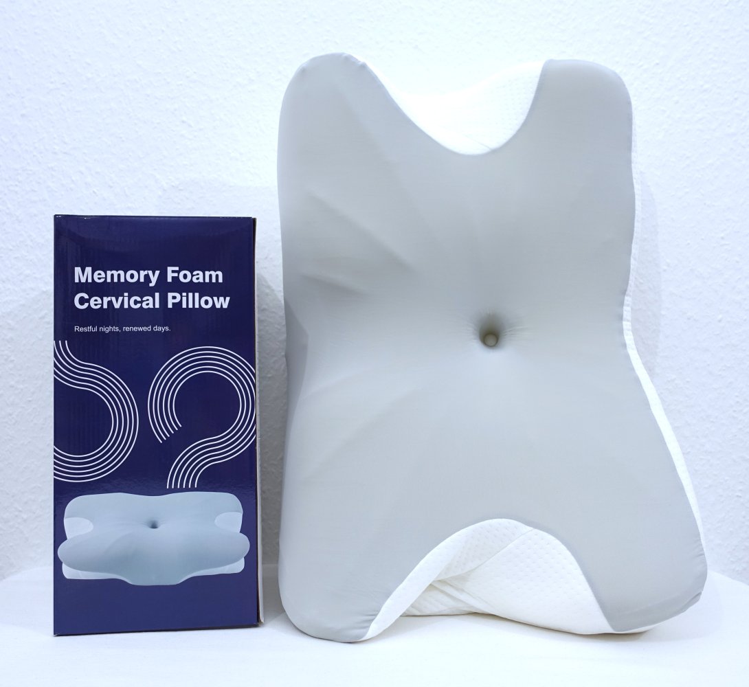 Orthopädisches Memory Foam Kissen mit kühlendem Bezug ✮NEU✮